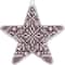 Wonderland Crafts Purple Fair Isle Star Ornament Bead Embroidery on Plastic Kit